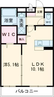マンションパピルスⅡの間取り画像