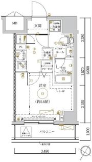 LUMEED川崎の間取り画像