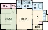 井上貸家Ⅱの間取り画像