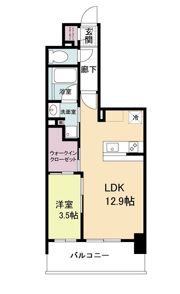 リビオメゾン新大阪の間取り画像