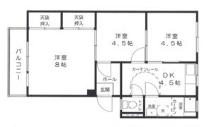 鵜崎マンションの間取り画像