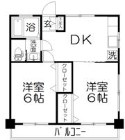 大山コーポの間取り画像