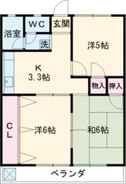 コーポ加藤の間取り画像