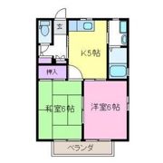 ビューパレー多田出の間取り画像