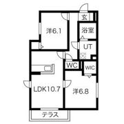 PERCHA(ペルチェ)の間取り画像