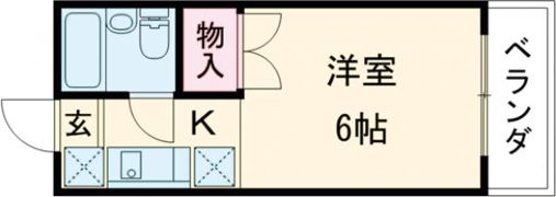 フェリースカベの間取り画像