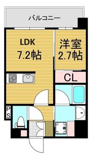 アルティザ大橋駅前の間取り画像