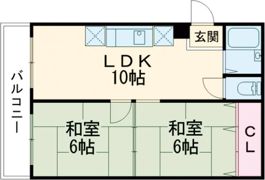 三葉ハイツの間取り画像