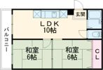 三葉ハイツの間取り画像