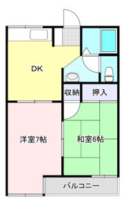 アークガーデン中山C棟の間取り画像