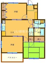 ディアコート3番館の間取り画像