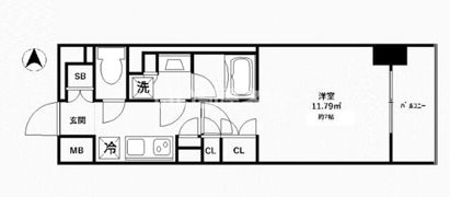 TFレジデンス川崎殿町EAST(ティーエフレジデンスカワサキトノマチイースト)の間取り画像