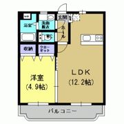ル・ゾォ平川の間取り画像