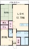 ルミエールガーデンI番館の間取り画像