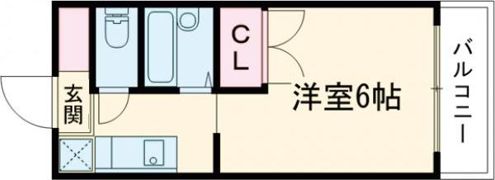 エステートピアセルベイユⅡの間取り画像