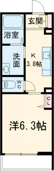 シャーメゾンCHの間取り画像