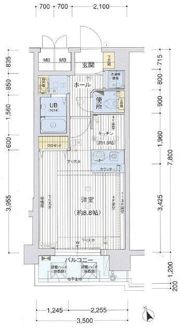 プレサンス京大東の間取り画像