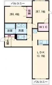 神楽コート上桂の間取り画像