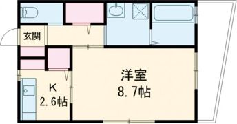 ハイツウエストⅡの間取り画像