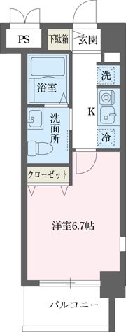 LaSante立川の間取り画像