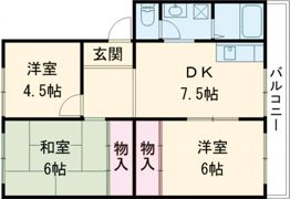 メゾン北鈴の間取り画像