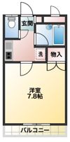 フォーサイト土井駅北Renatusの間取り画像