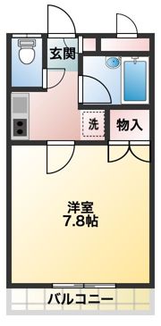 フォーサイト土井駅北Renatusの間取り画像