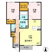 京和風 宇治 華棟の間取り画像
