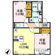 コンフォートレジデンス宮子 Aの間取り画像