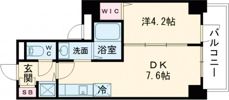 S-RESIDENCE江坂の間取り画像