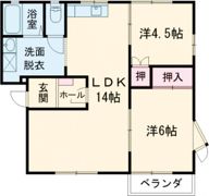 フレグランス錦の間取り画像