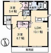 ハピネス A棟の間取り画像