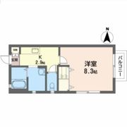 エスポワールコートの間取り画像