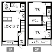 テラスハウス77の間取り画像