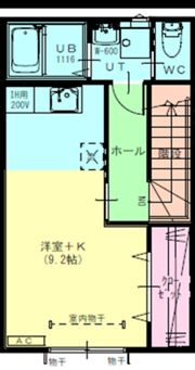 アウル西見前の間取り画像