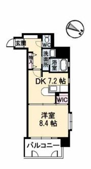 フラットリア笠岡の間取り画像