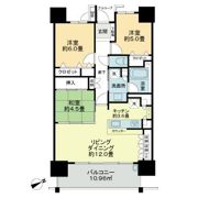 サーパス宇都宮一番町セントマークスの間取り画像