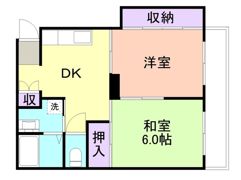 嶋本マンションの間取り画像