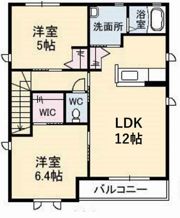 ガーデンプレイスTAMURA D棟の間取り画像