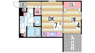 ブロンテ垂水海岸通WESTの間取り画像