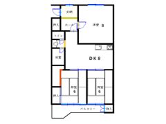 コーポサンライフの間取り画像