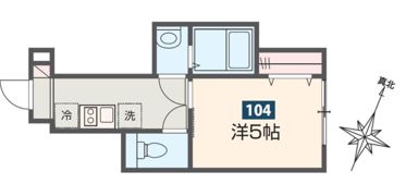 MELDIA矢川Ⅱの間取り画像