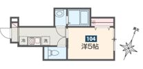MELDIA矢川Ⅱの間取り画像