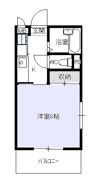 ヒロタハイツの間取り画像