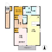 クロワールの間取り画像