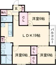 シンフォニア千歳の間取り画像