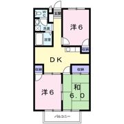 フォブールDMC・Cの間取り画像
