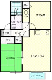 ベジタブルハイツの間取り画像