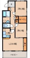 オーブドゥ長山の間取り画像