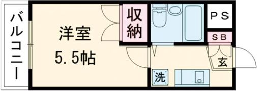 レリーサ真上の間取り画像